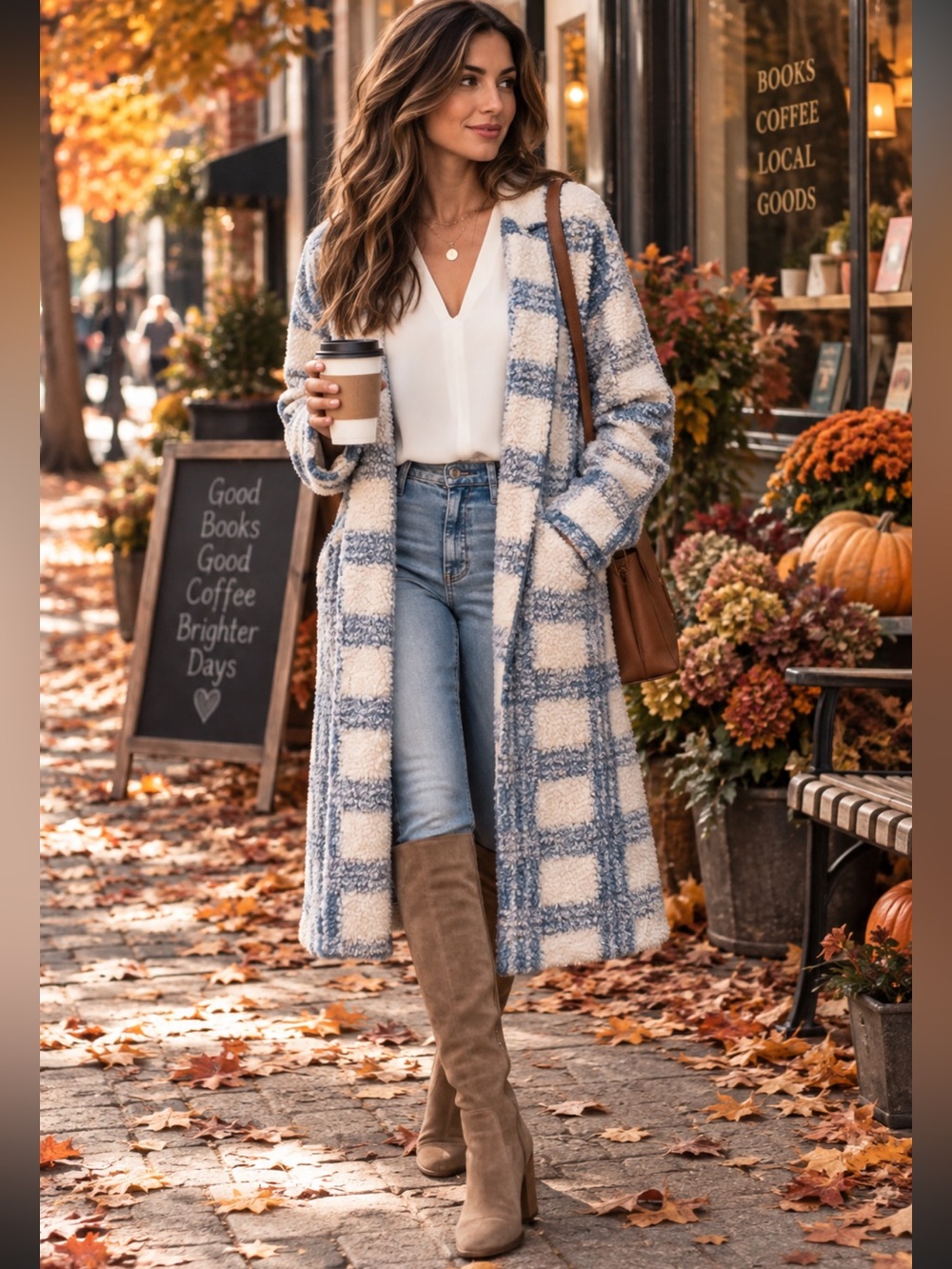 NWT Baltic Born Sherpa Cardigan duster Jacket pockets